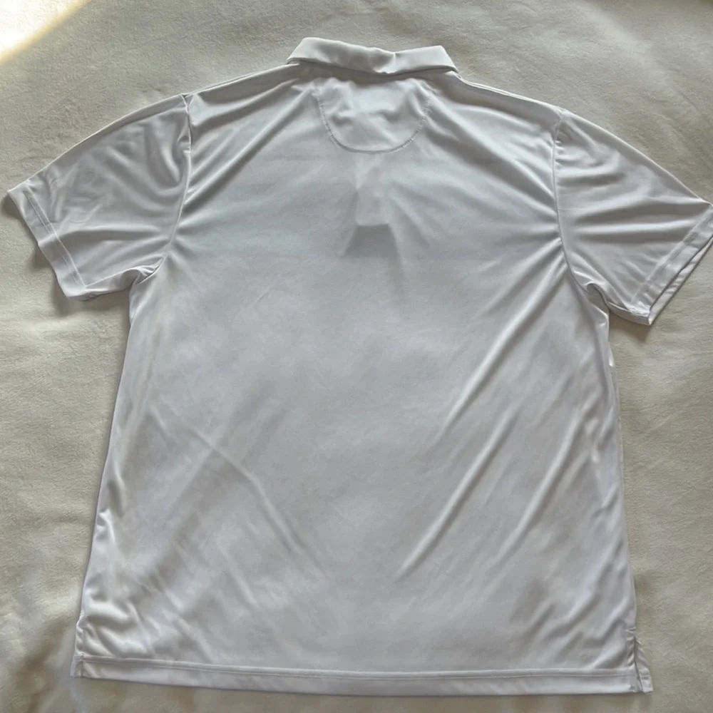 White sz XXL MENS GOLF SHIRT - Picture 5 of 6